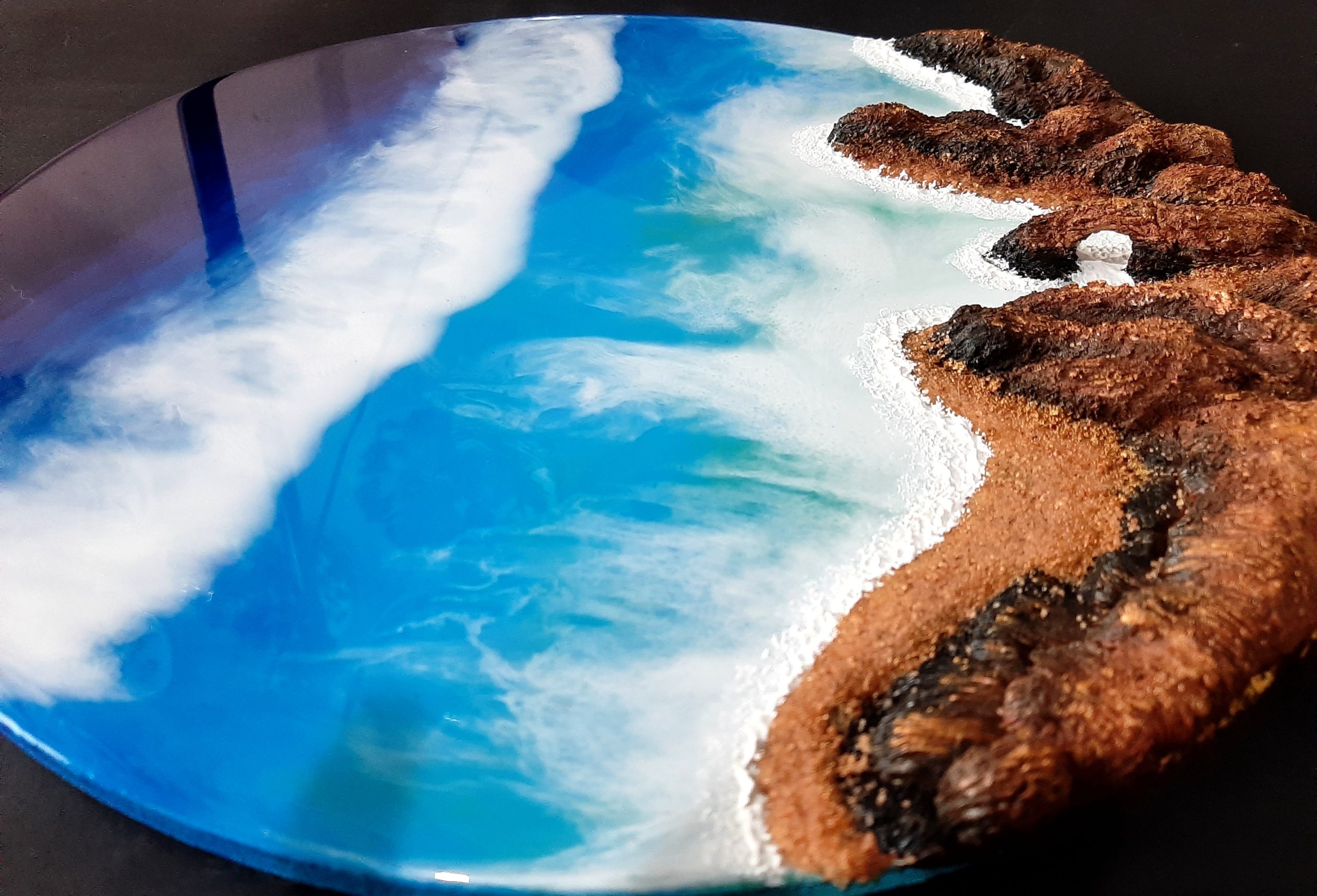 3D OCEAN RESIN ART CREATIVE ART